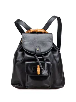 Gucci Pre-Owned: Чёрный рюкзак 