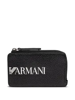 Emporio Armani: Чёрный картхолдер 