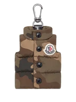 Moncler: Зелёный жилет 