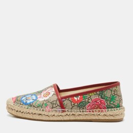 Gucci: Многоцветные мокасины  GG Supreme