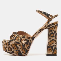 Aquazzura: Многоцветные сандалии 