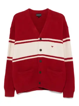 Emporio Armani: Кардиган в полоску 
