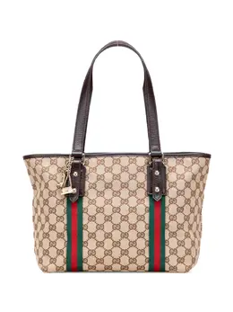 Gucci Pre-Owned: Коричневая сумка-шоппер 