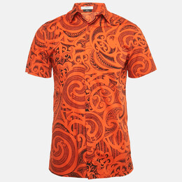 Versace Collection: Оранжевая рубашка 