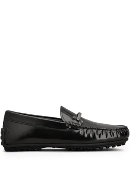 Tod's: Чёрные туфли  City Gommino