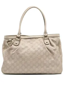 Gucci Pre-Owned: Коричневая сумка-шоппер 