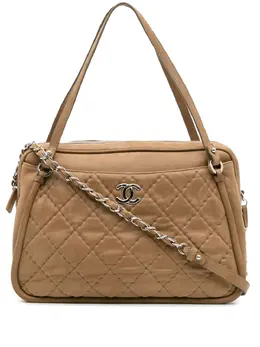 CHANEL Pre-Owned: Коричневая сумка 