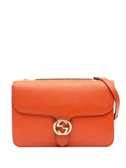 Gucci Pre-Owned: Оранжевая сумка через плечо 