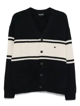 Emporio Armani: Кардиган в полоску 