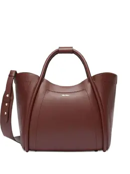 Max Mara: Красная сумка-шоппер 