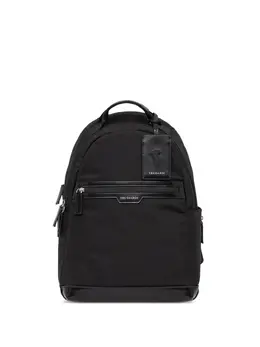 Trussardi: Чёрный рюкзак 