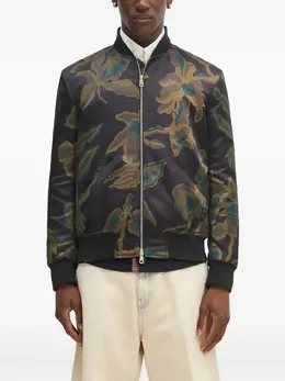 Paul Smith: Куртка с растительным принтом 