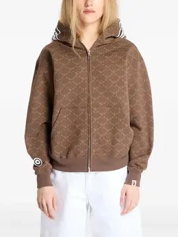 A BATHING APE®: Коричневая толстовка 