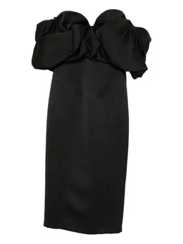 Elisabetta Franchi: Платье с открытыми плечами 
