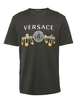 Versace Pre-Owned: Чёрная футболка 