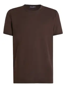 Dolce & Gabbana: Коричневая футболка  T