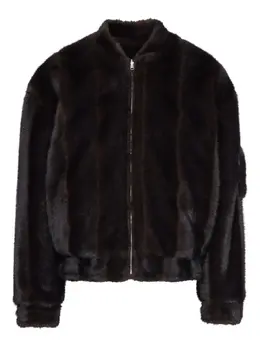 MM6 Maison Margiela: Куртка из искусственного меха 