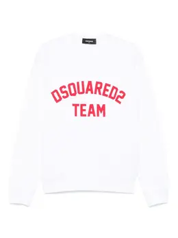 DSQUARED2: Белый свитшот 