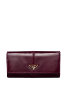 Prada: Бордовый кошелёк 
