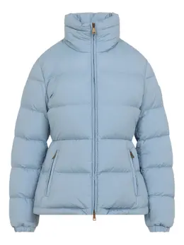 Moncler: Голубая куртка 