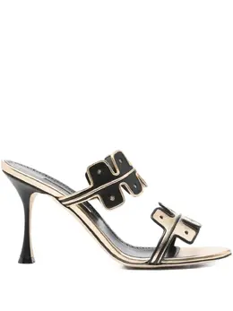Manolo Blahnik: Чёрные сандалии 