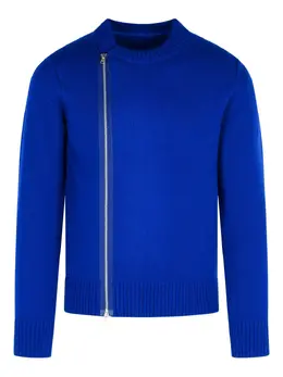 sacai: Голубой свитер 
