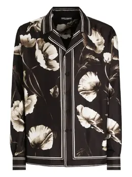 Dolce & Gabbana: Рубашка с принтом 