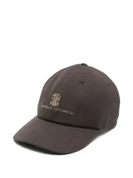Brunello Cucinelli: Коричневая кепка 