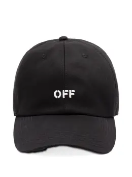 Off-White: Чёрная кепка 