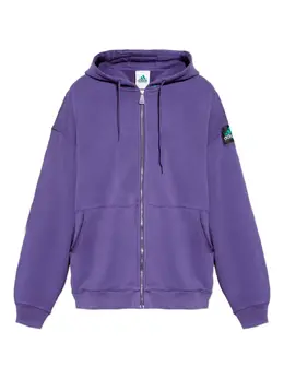 adidas: Фиолетовая толстовка 