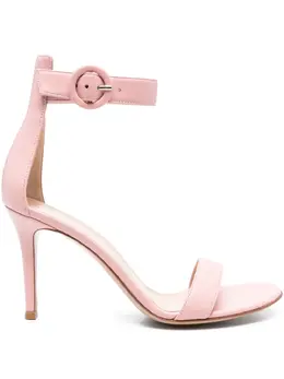 Gianvito Rossi: Розовые сандалии  Portofino