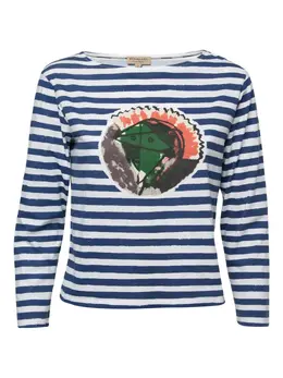 Burberry Pre-Owned: Футболка с абстрактным принтом 