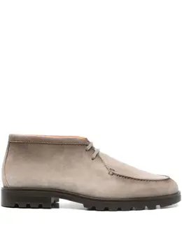 Santoni: Светлые ботинки 