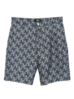 FENDI: Шорты с принтом 