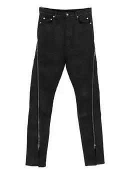 Rick Owens DRKSHDW: Чёрные джинсы 