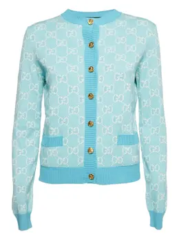 Gucci Pre-Owned: Жаккардовый кардиган 