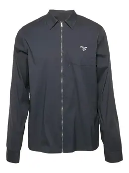 Prada Pre-Owned: Рубашка с карманами 
