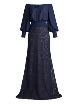 Tadashi Shoji: Голубое платье 