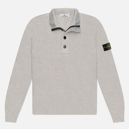 Stone Island: Серый свитер 