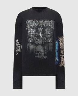 Vetements: Чёрный свитшот 