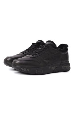 Premiata: Чёрные кроссовки  Mick