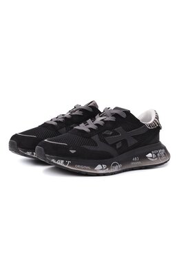 Premiata: Чёрные кроссовки 