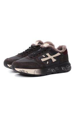 Premiata: Серые кроссовки  Mick
