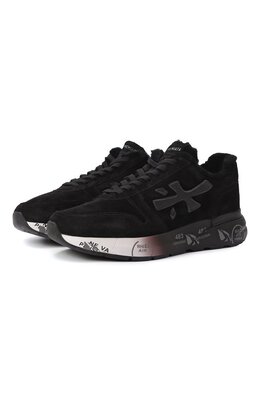 Premiata: Чёрные кроссовки  Mick