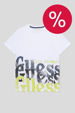 Guess: Хлопковая футболка 