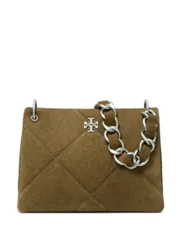 Tory Burch: Зелёная сумка  Kira