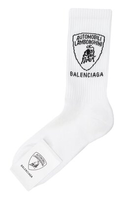 Balenciaga: Белые носки 