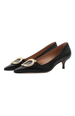 Ferragamo: Чёрные туфли  Gancini