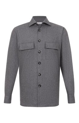 Kiton: Рубашка из шерсти 