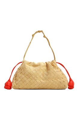 Bottega Veneta: Бежевая сумка 
